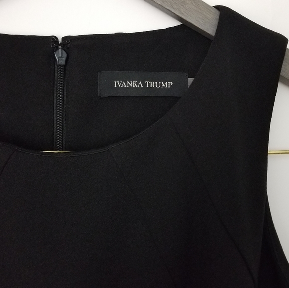 Ivanka Trump Scuba Crepe Belted Sheath Dress - Picture 9 of 13